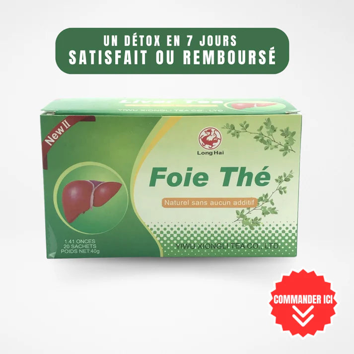 Pack de 20 Thés Nettoyeur de Foie et Anti-Hépatite (Résultats Garantis en 7 Jours)